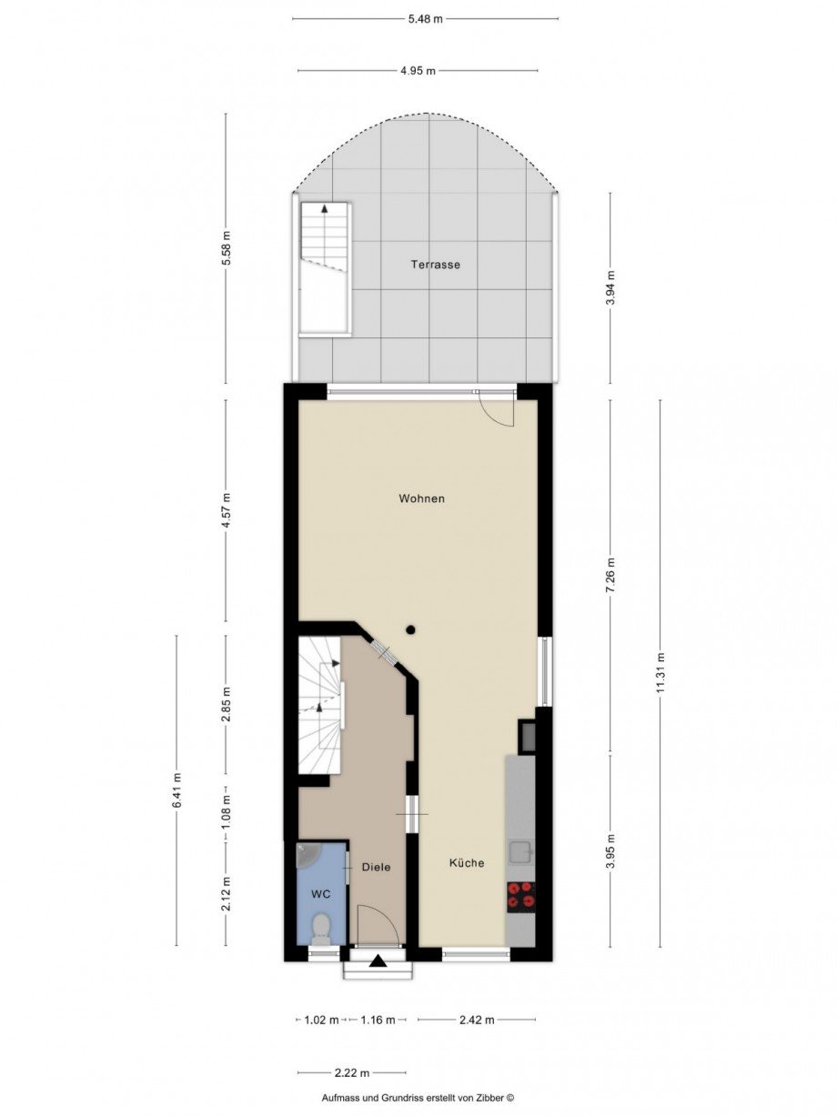 Erdgeschoss Reihenendhaus Oberhausen