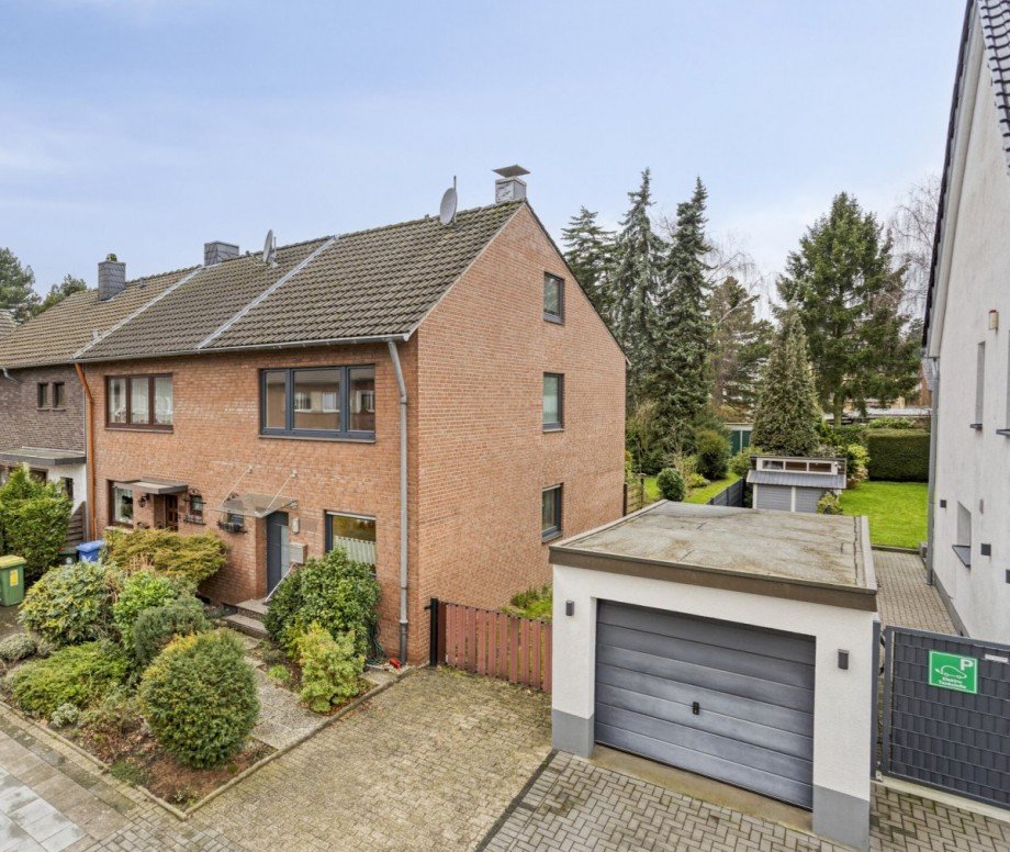 Ansicht Reihenendhaus Oberhausen