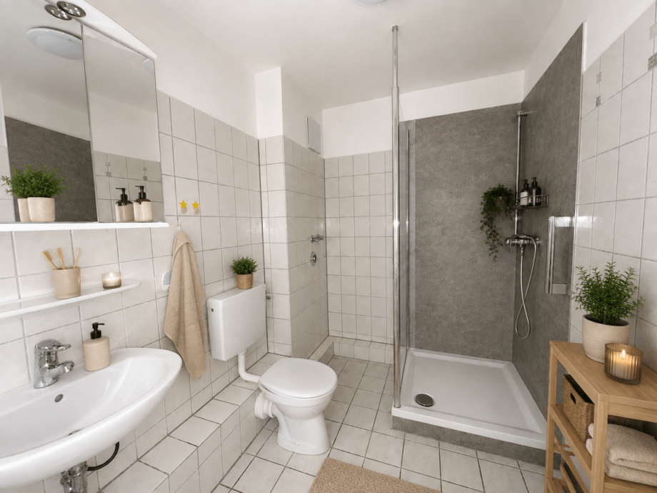 Virtuelles Home Staging _ Einrichtung wurde mittels KI erg�nzt Wohnung Velbert