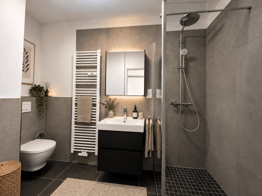 Virtuelles Home Staging _ Einrichtung wurde mittels KI erg�nzt Etagenwohnung Oberhausen