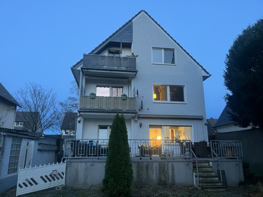 Ansicht vom Garten Mehrfamilienhaus Oberhausen