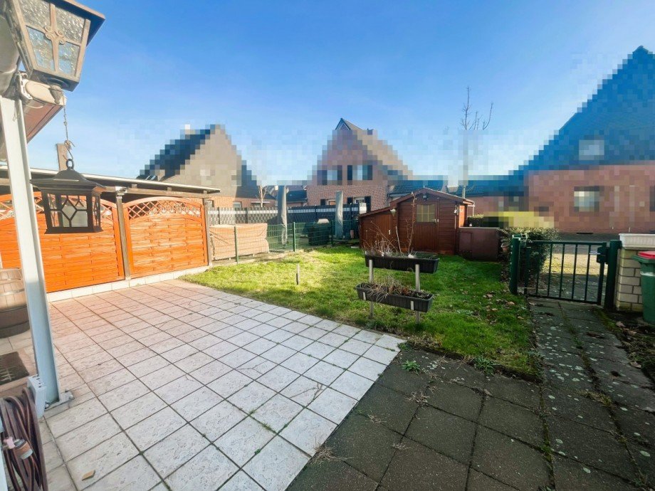 Terrasse mit Garten Doppelhaush�lfte Oberhausen