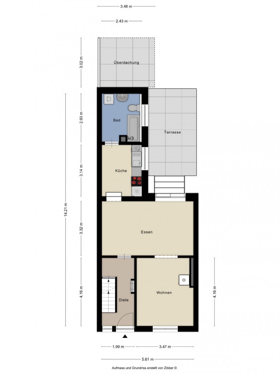 Erdgeschoss Reihenmittelhaus Kamp-Lintfort