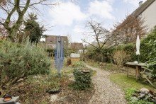 Blick in den Garten Reihenmittelhaus mit historischem Flair in Kamp-Lintfort