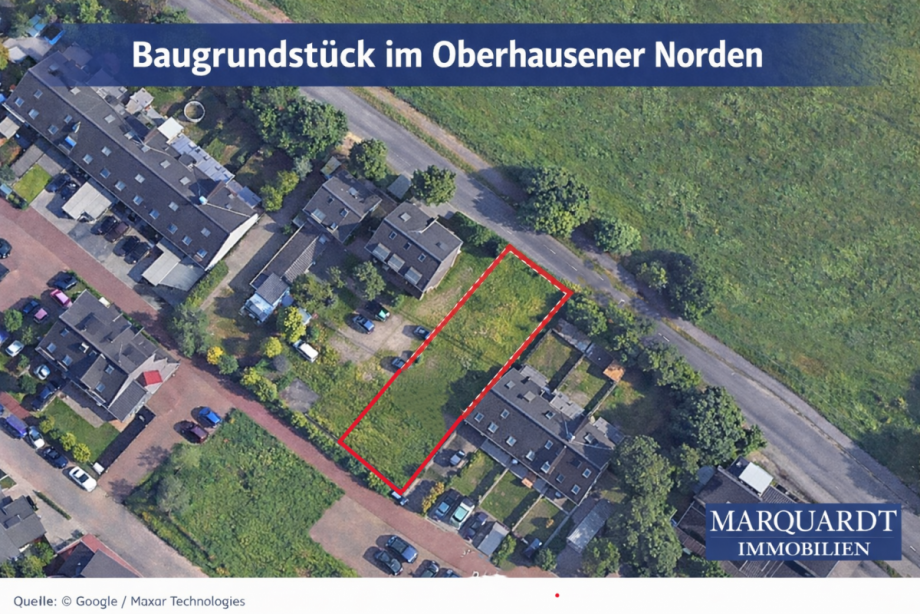 Lage des Grundst�ckes Wohngrundst�ck Oberhausen