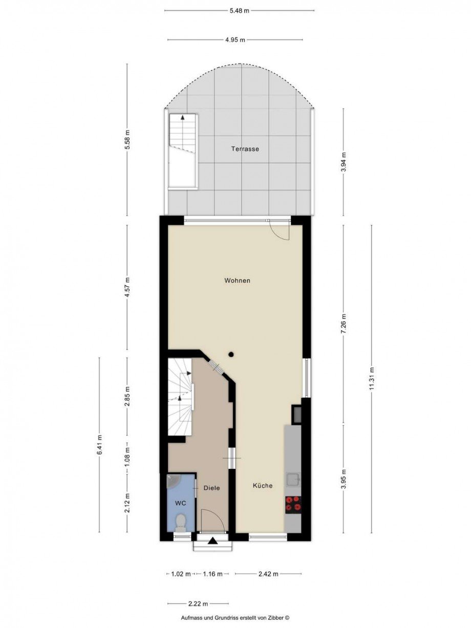 Erdgeschoss Reihenendhaus Oberhausen