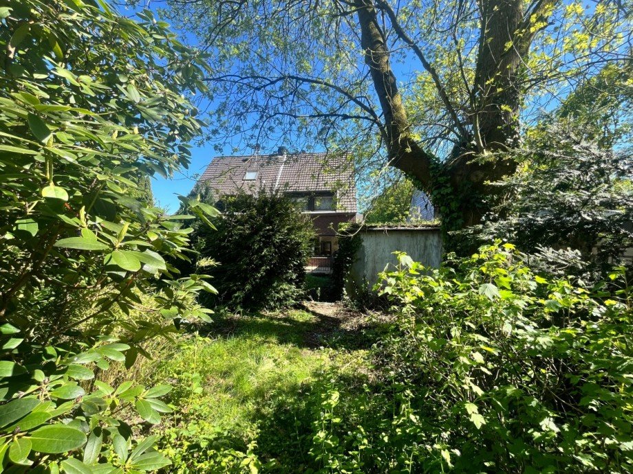 Garten Doppelhaush�lfte Oberhausen