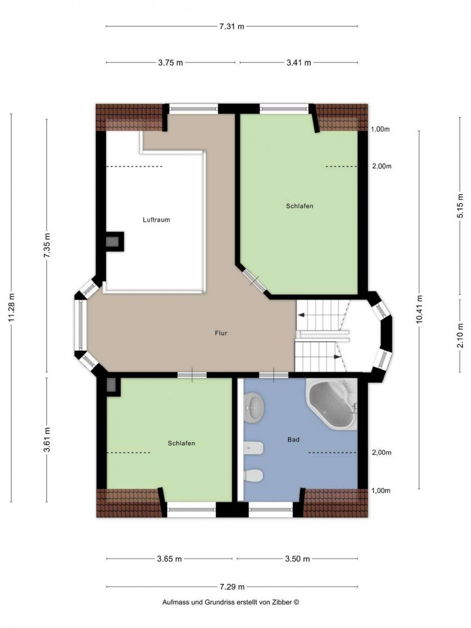 Dachgeschoss Einfamilienhaus Oberhausen
