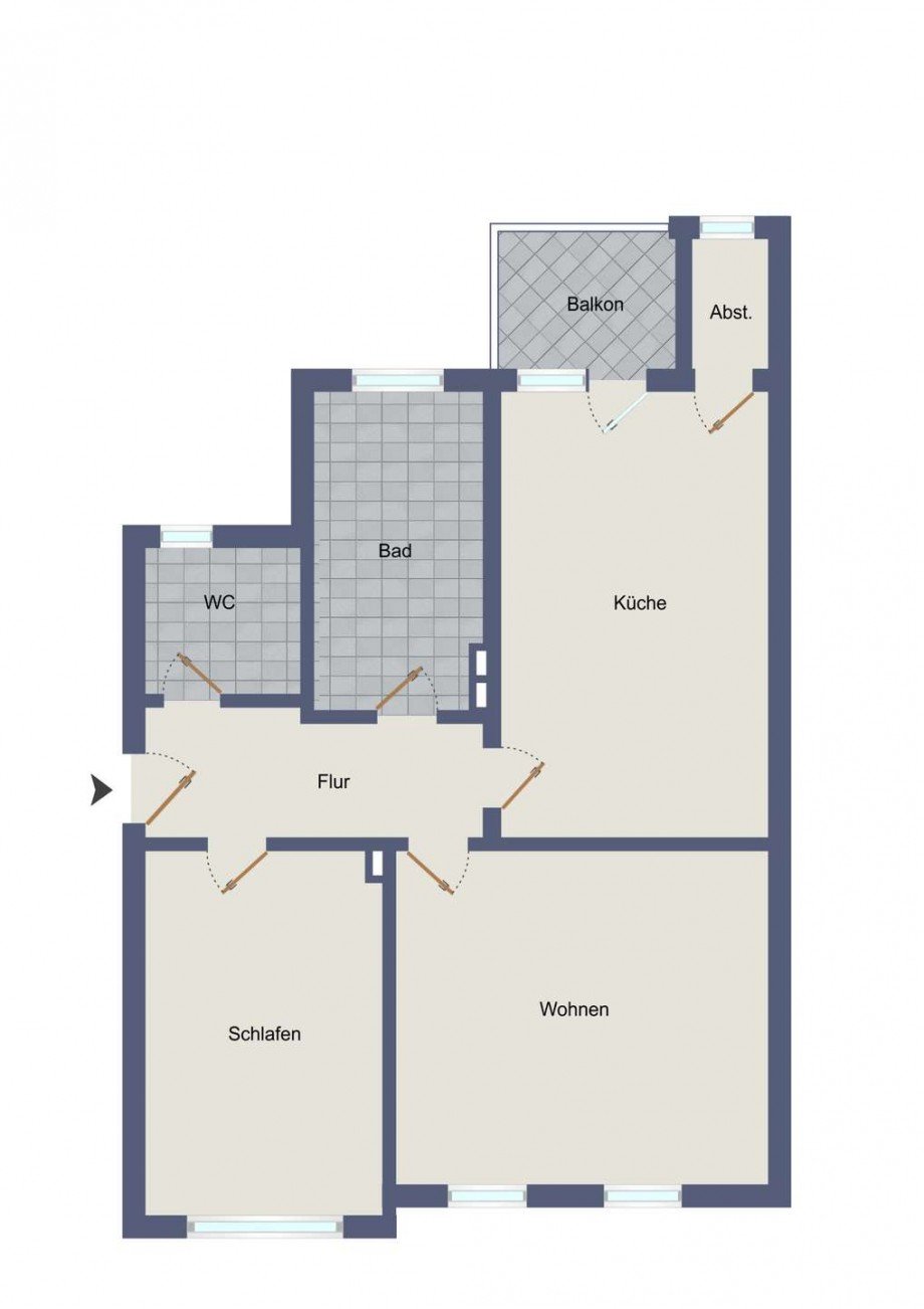 Grundriss Dachgeschosswohnung Essen